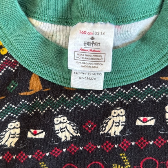 HANNA ANDERSSON WIZARDING WORLD Harry Potter Long John Pajama Set - Picture 4 of 8